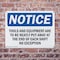 Signmission Tools And Equipment Are To Be Neatly Put, 10 in W x Rectangle, Plastic OS-2PACK-NS-P-710-L-18694 - alternate 5